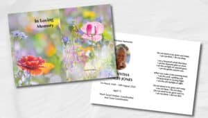 Funeral Memorial Cards - Funeral Stationery 4U