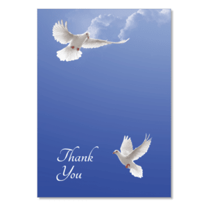 Funeral Stationery 4U - Funeral Order Of Service - Thank You Cards
